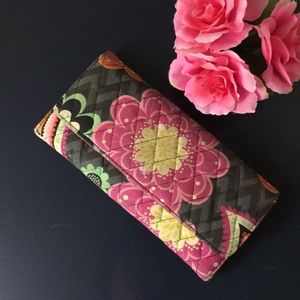 Vera Bradley Tri-Fold Large Wallet